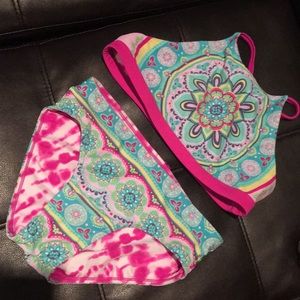 Girls justice reversible swimsuit